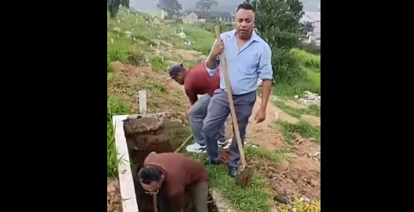 Família de RGS é Forçada a Abrir Sepultura por Falta de Coveiro