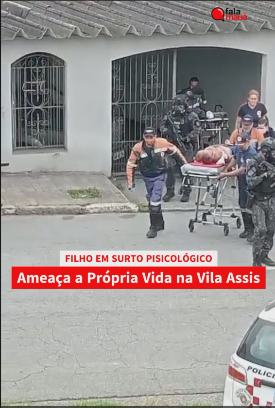 Filho em Surto Psicológico Ameaça a Própria Vida e Mobiliza Polícia e GATE em Mauá