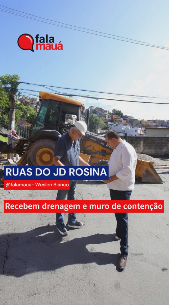 Jardim Rosina Recebe Investimentos em Infraestrutura Viária em Mauá